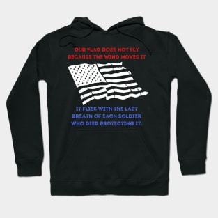 The Last Breath Memorial Day Fallen Heroes Flag Hoodie